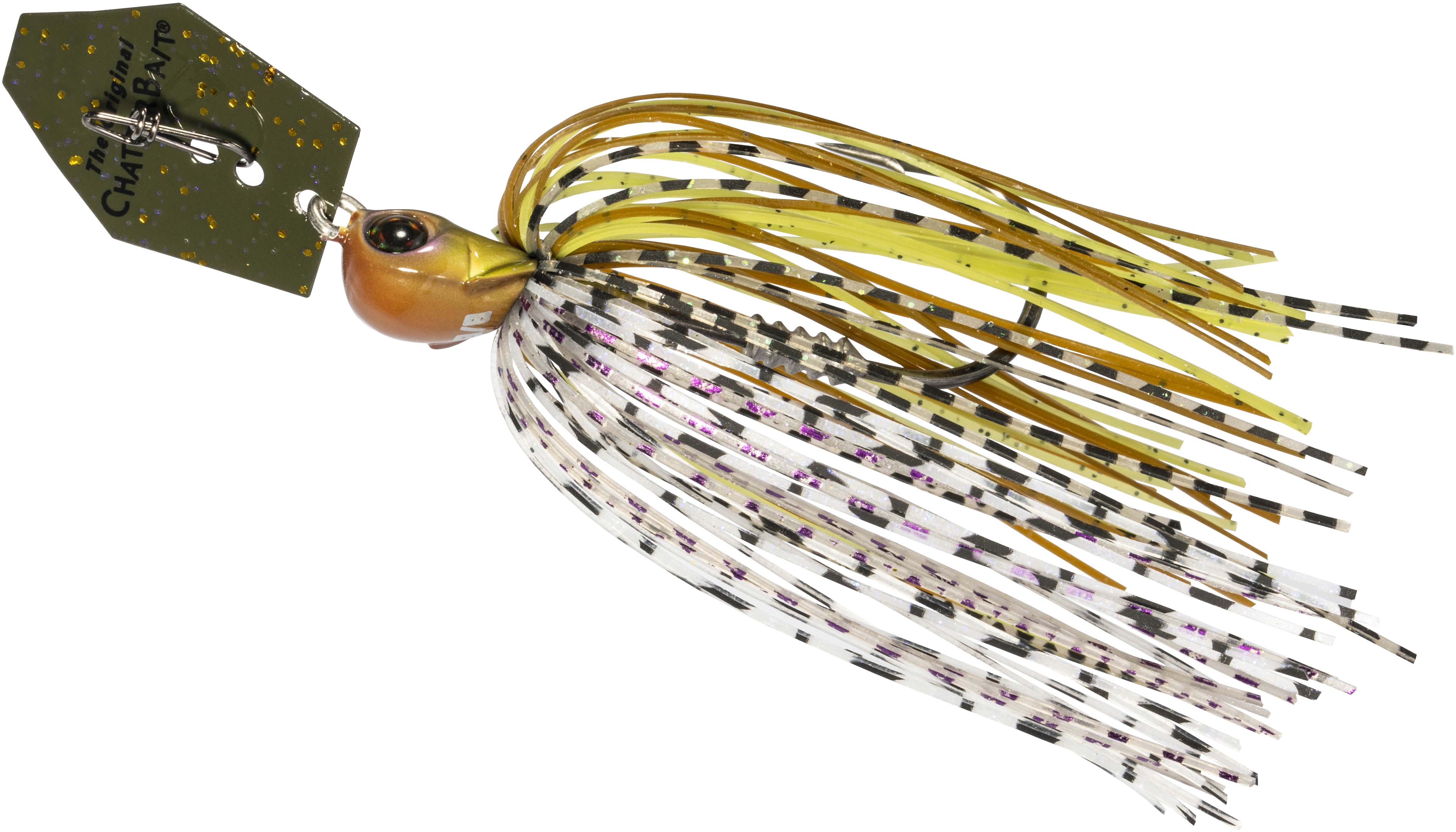 Z-Man CBEV38-03 ChatterBait Elite Evo 3/8 oz Black/Blue for